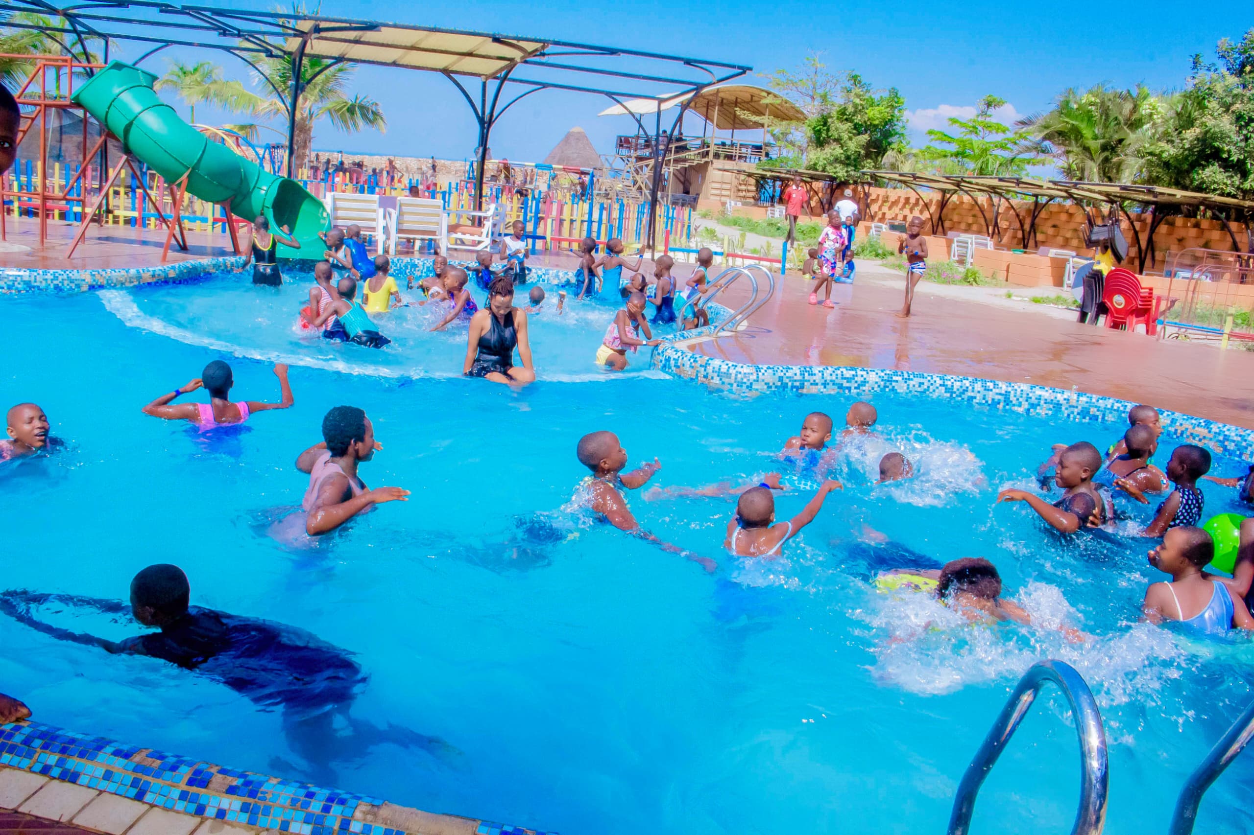 Children enjoying leisure activities